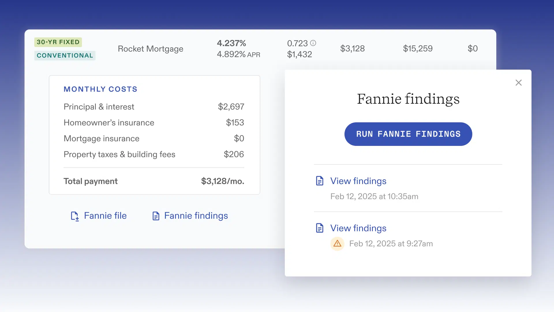 Fannie Mae AUS findings in Hemlock