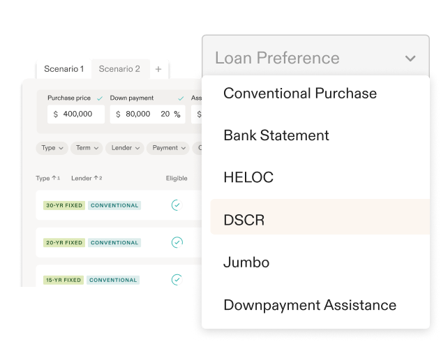 Lender marketplace screenshot