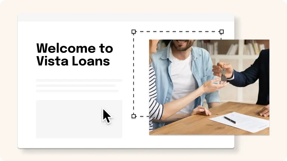 put your brand front and center screenshot