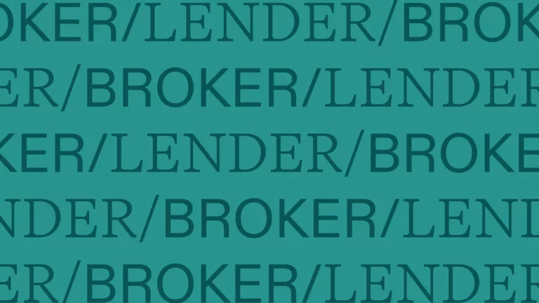 illustration of lender vs. broker text