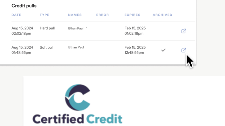 Downloadable Credit Reports for Faster Loan Processing