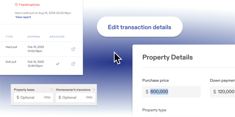 View & Edit Pre-Application Client Transaction Details