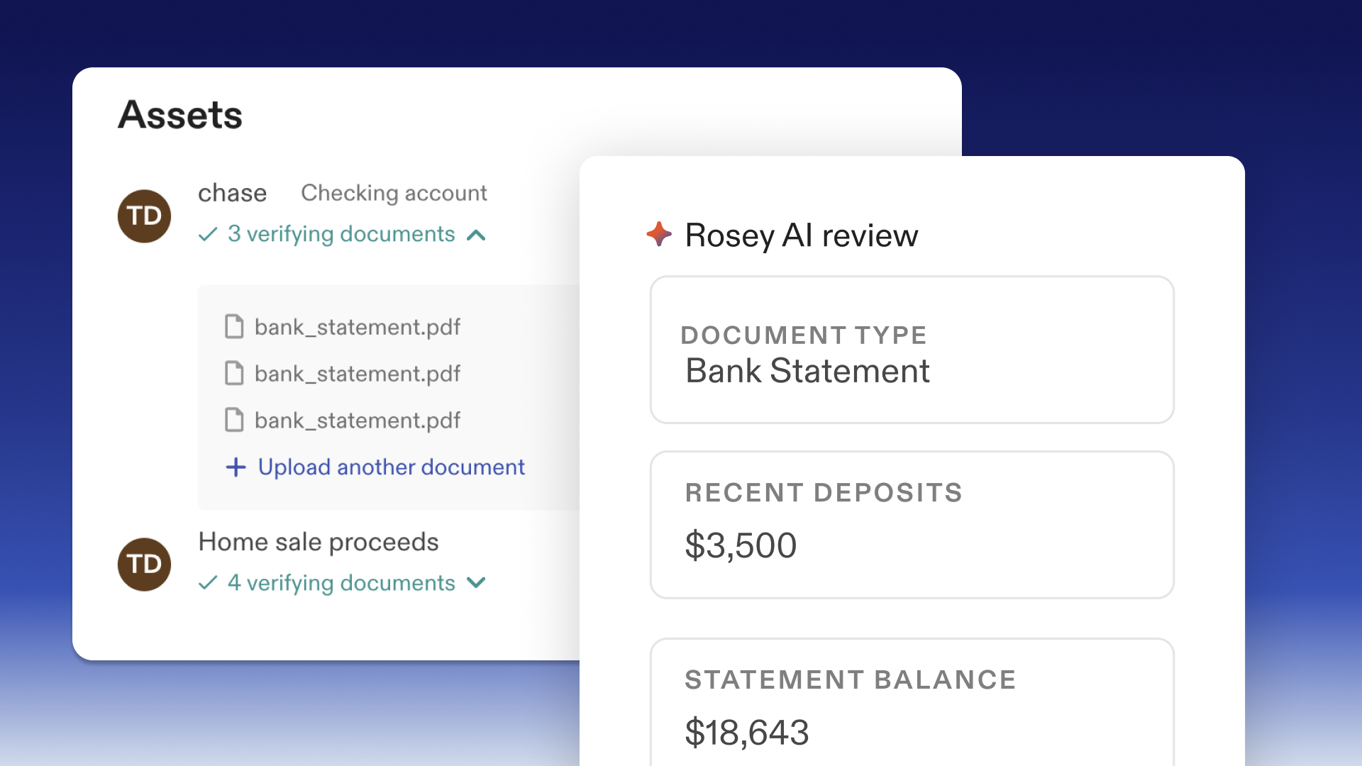 AI document verification for loan officers