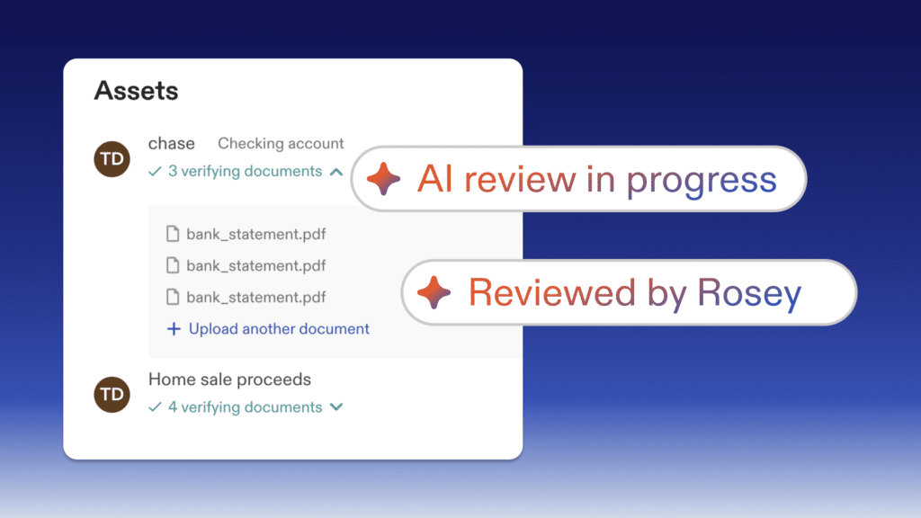 AI document verification for loan officers