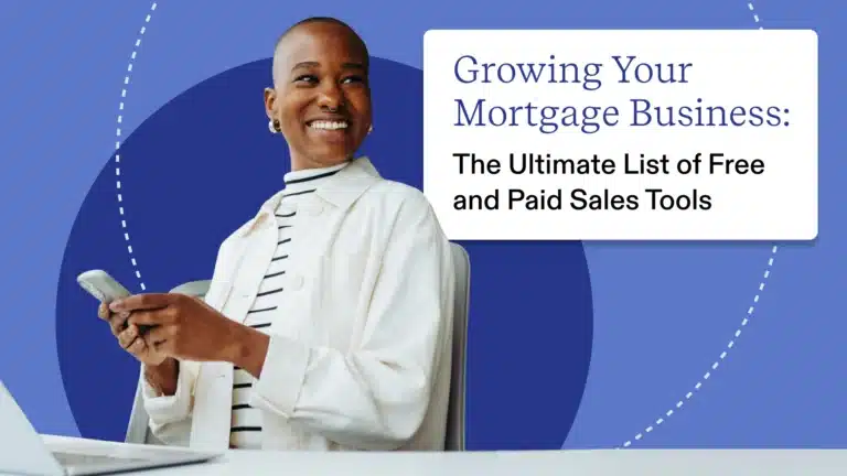 Mortgage sales tools